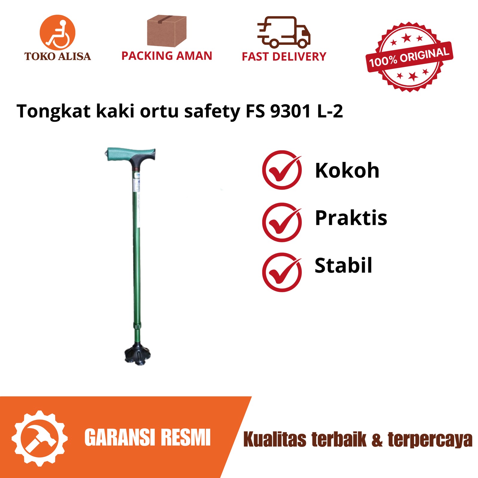 Tongkat kaki ortu safety FS 9301 L-2